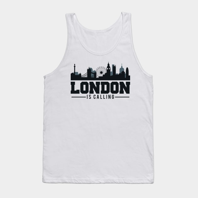 Awesome London Is Calling Skyline UK Tank Top by theperfectpresents